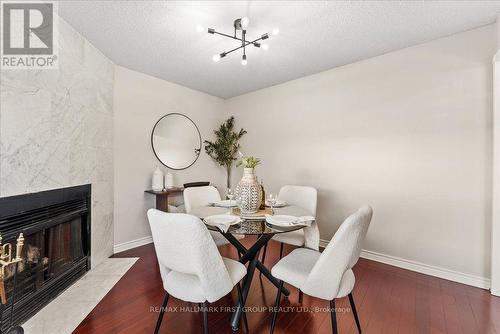 39 Keys Drive, Ajax, ON - Indoor Photo Showing Dining Room With Fireplace