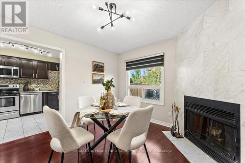 39 Keys Drive, Ajax, ON - Indoor Photo Showing Dining Room With Fireplace