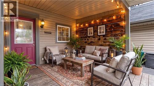 Virtually Staged - 180 West Avenue, Hamilton, ON - Outdoor With Deck Patio Veranda With Exterior