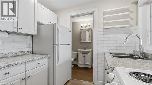 180 West Avenue, Hamilton, ON - Indoor Photo Showing Kitchen With Double Sink