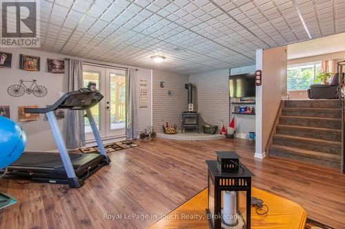 80 12 Concession E, Tiny, ON - Indoor Photo Showing Gym Room