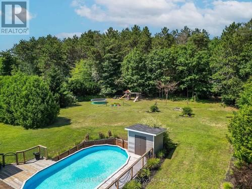 80 12 Concession E, Tiny, ON - Outdoor With Above Ground Pool