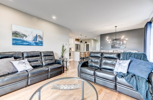 Living Room - 650 Rue Du Damier-Argenté, La Prairie, QC - Indoor Photo Showing Living Room