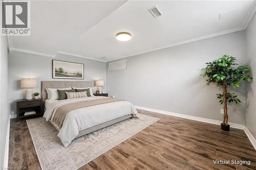 Option - 4th Bedroom (Virtually Staged) - 308 Parkvale Drive, Kitchener, ON - Indoor Photo Showing Bedroom