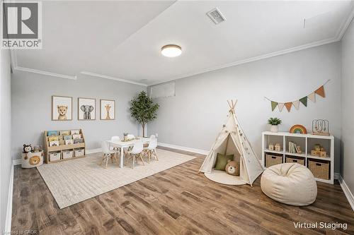 Option - Childs Playroom (Virtually Staged) - 308 Parkvale Drive, Kitchener, ON - Indoor