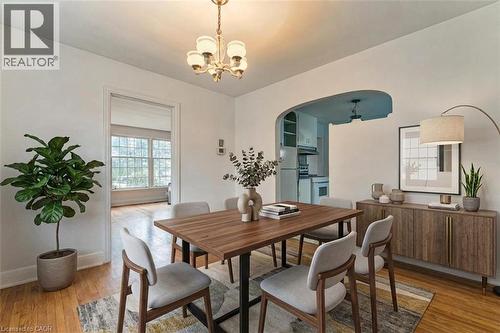 Dining Room Virtually Staged - 321 Highland Park, Cambridge, ON 