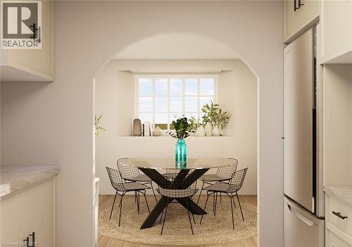 Designer rendering Dining - 321 Highland Park, Cambridge, ON 