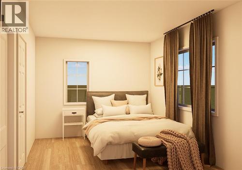 Designer rendering Bedroom 2 - 321 Highland Park, Cambridge, ON 