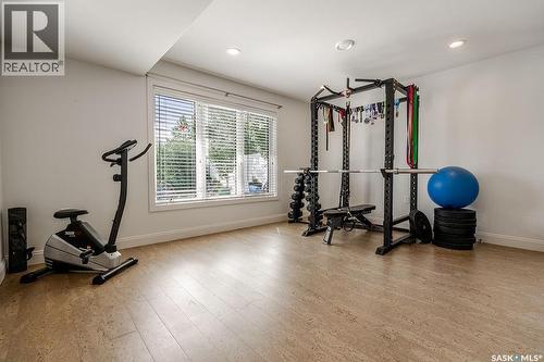107 Mahabir Crescent, Saskatoon, SK - Indoor Photo Showing Gym Room