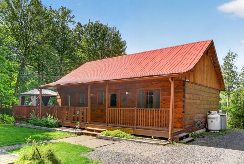Façade - 1732 Ch. Du Lac-Paquet E., Rivière-Rouge, QC - Outdoor With Deck Patio Veranda