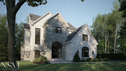 To be built - 2135 Rue Jackrabbit, Sainte-Adèle, QC - Outdoor With Facade