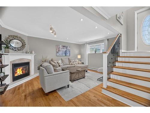 10 O'Flaherty Crescent, Mount Pearl, NL - Indoor Photo Showing Living Room With Fireplace