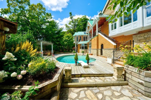 Piscine - 276 Ch. Du Belvédère, Piedmont, QC - Outdoor With In Ground Pool With Exterior