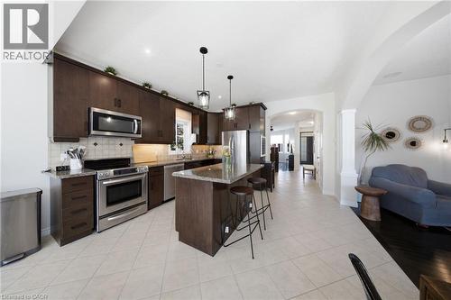 65 Amsterdam Crescent, Guelph, ON - Indoor Photo Showing Kitchen With Stainless Steel Kitchen With Upgraded Kitchen