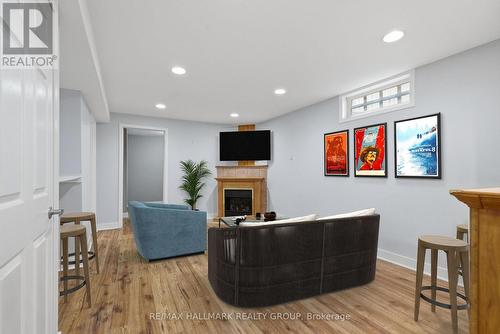 30 Rowe Drive, Ottawa, ON - Indoor With Fireplace