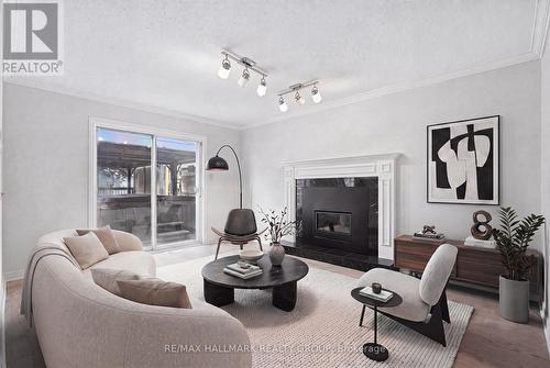 30 Rowe Drive, Ottawa, ON - Indoor Photo Showing Living Room With Fireplace