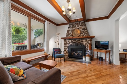 Salon - 26 Av. Cedar, Pointe-Claire, QC - Indoor Photo Showing Living Room With Fireplace