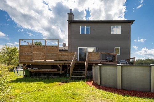 Face arrière - 2219 Ch. Du Curé-Godbout, Farnham, QC - Outdoor With Above Ground Pool With Exterior