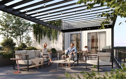 Terrasse - 110-5995 Ch. De Chambly, Longueuil (Le Vieux-Longueuil), QC - Outdoor