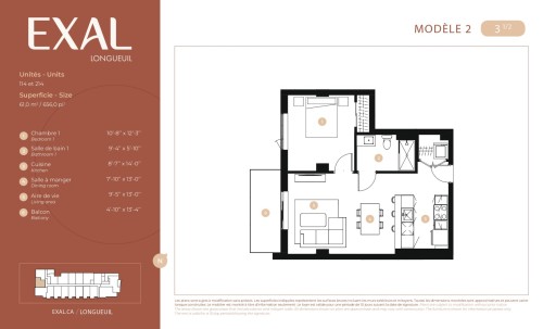 Plan (croquis) - 114-5995 Ch. De Chambly, Longueuil (Le Vieux-Longueuil), QC - Other