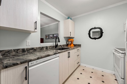 #108-130 Back Rd, Courtenay, BC - Indoor Photo Showing Kitchen