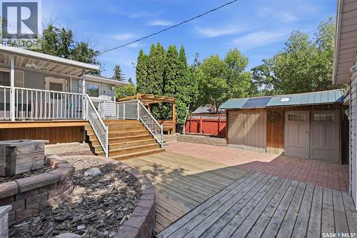 301 29Th Street W, Saskatoon, SK - Outdoor With Deck Patio Veranda With Exterior