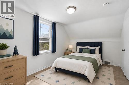Virtually Staged Photo - 87 Radford Street, Hamilton, ON - Indoor Photo Showing Bedroom