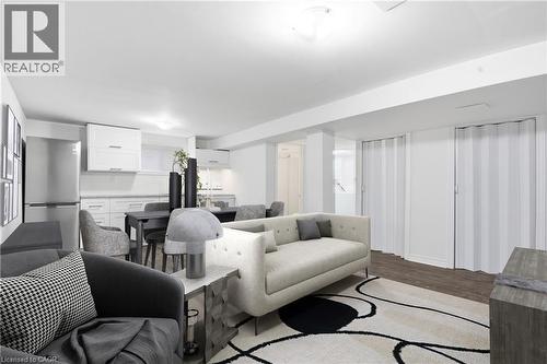 Virtually Staged Photo - 87 Radford Street, Hamilton, ON - Indoor Photo Showing Other Room
