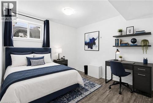 Virtually Staged Photo - 87 Radford Street, Hamilton, ON - Indoor Photo Showing Bedroom