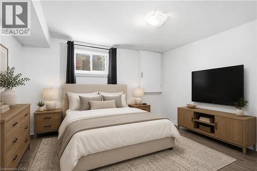 Virtually Staged Photo - 87 Radford Street, Hamilton, ON - Indoor Photo Showing Bedroom