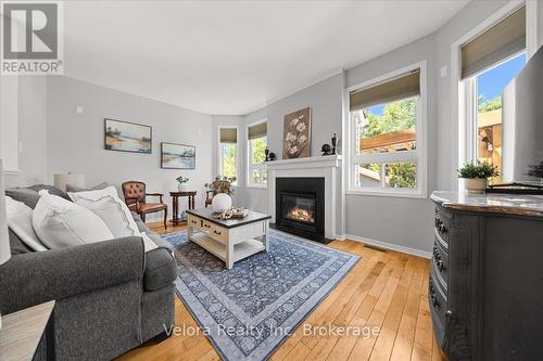 234 Deercroft Avenue, Ottawa, ON - Indoor Photo Showing Living Room With Fireplace