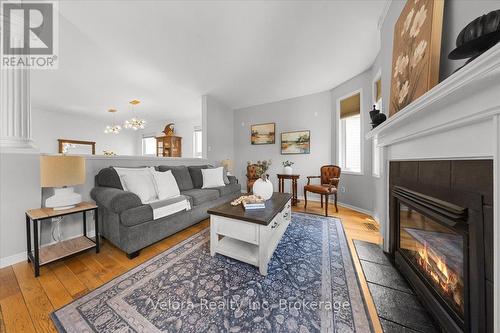 234 Deercroft Avenue, Ottawa, ON - Indoor Photo Showing Living Room With Fireplace