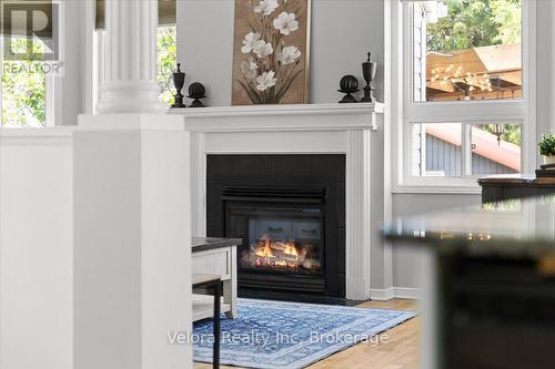 234 Deercroft Avenue, Ottawa, ON - Indoor Photo Showing Living Room With Fireplace