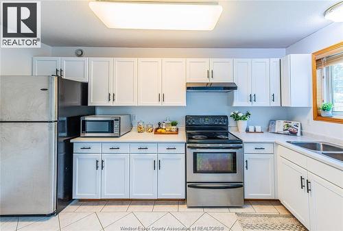 120 Hampton Crescent, Windsor, ON - Indoor Photo Showing Kitchen With Double Sink