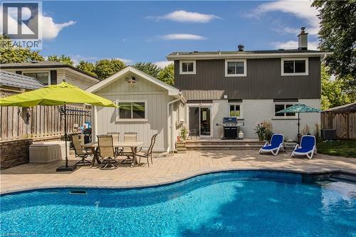 2124 Sandringham Drive, Burlington, ON - Outdoor With In Ground Pool With Deck Patio Veranda