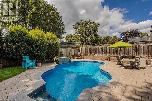 2124 Sandringham Drive, Burlington, ON - Outdoor With In Ground Pool With Deck Patio Veranda With Backyard