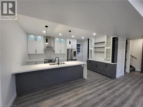 Unit 2 (upper level at rear, typical finish - 169 Fifth Avenue, Kitchener, ON - Indoor Photo Showing Kitchen With Upgraded Kitchen