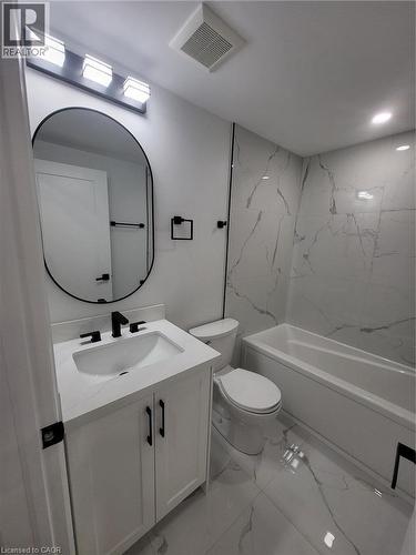 Unit 3 (lower level, typical finish) - 169 Fifth Avenue, Kitchener, ON - Indoor Photo Showing Bathroom