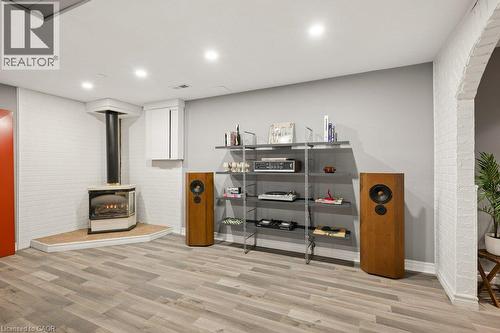 94 Monteagle Crescent, Kitchener, ON - Indoor With Fireplace