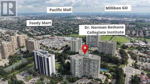 417 - 175 Bamburgh Circle, Toronto, ON -  With View