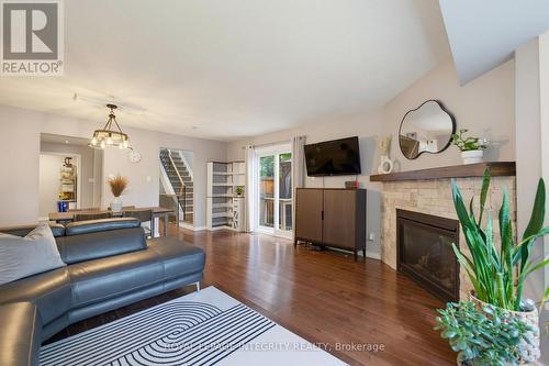 39 Ready Way, Ottawa, ON - Indoor Photo Showing Living Room With Fireplace