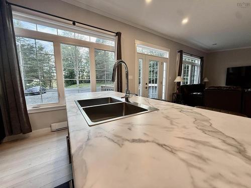 7101 Highway 14, Nine Mile River, NS - Indoor Photo Showing Kitchen With Double Sink