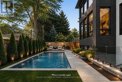 27 Berkinshaw Crescent, Toronto, ON - Outdoor With In Ground Pool