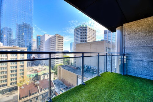 Balcon - 1411-1188 Av. Union, Montréal (Ville-Marie), QC - Outdoor With Balcony With Exterior