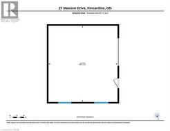 Floor Plan (Detached Garage/Workshop) - 