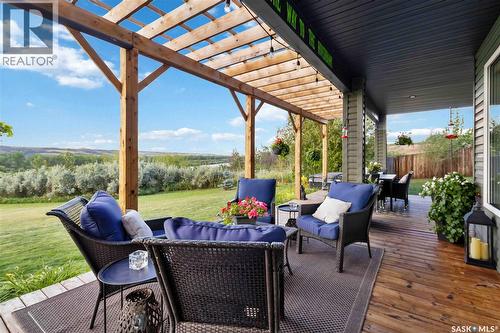 338 Laurier Crescent, North Saskatchewan River, SK - Outdoor With Deck Patio Veranda With Exterior