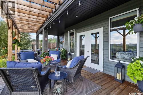 338 Laurier Crescent, North Saskatchewan River, SK - Outdoor With Deck Patio Veranda With Exterior