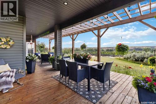 338 Laurier Crescent, North Saskatchewan River, SK - Outdoor With Deck Patio Veranda With Exterior