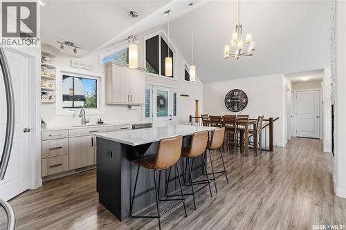338 Laurier Crescent, North Saskatchewan River, SK - Indoor Photo Showing Kitchen With Double Sink With Upgraded Kitchen