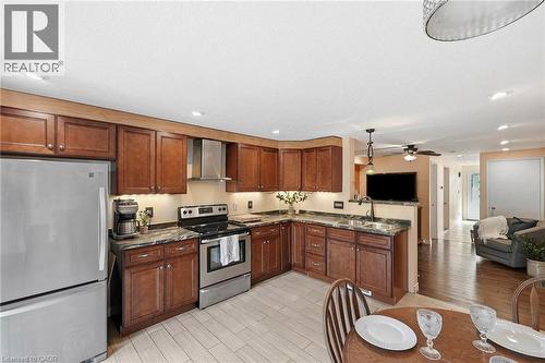 46 Andrews Drive, Drayton, ON - Indoor Photo Showing Kitchen With Double Sink